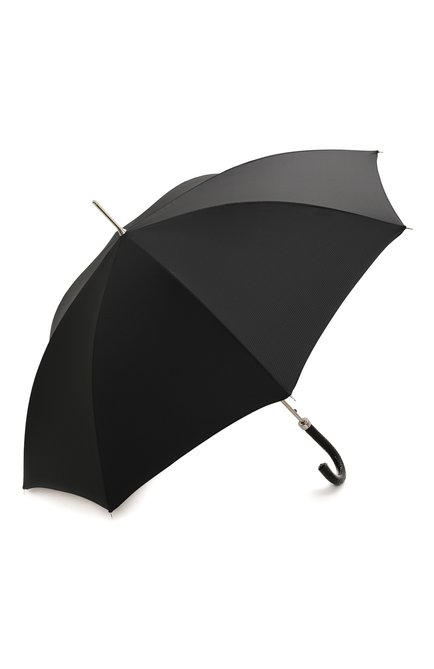 Мужской зонт-трость PASOTTI OMBRELLI черного цвета, арт. 478/NIAGARA 7079/8/N37 | Фото 2 (Материал: Металл, Текстиль, Синтетический материал; Статус проверки: Проверена категория)