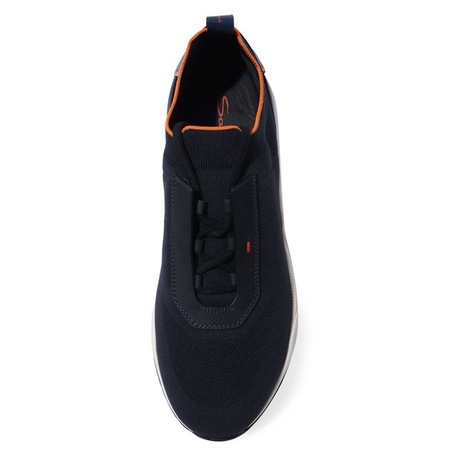Текстильные кроссовки Santoni  MBI021601BINNSB3U61 Фото 6