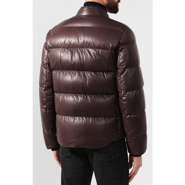 фото Кожаная куртка brioni