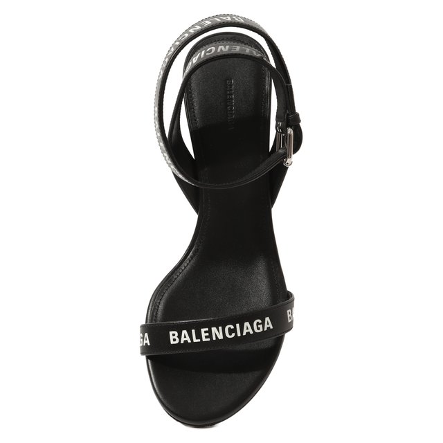 Кожаные босоножки Balenciaga  612093WBAE1 Фото 6