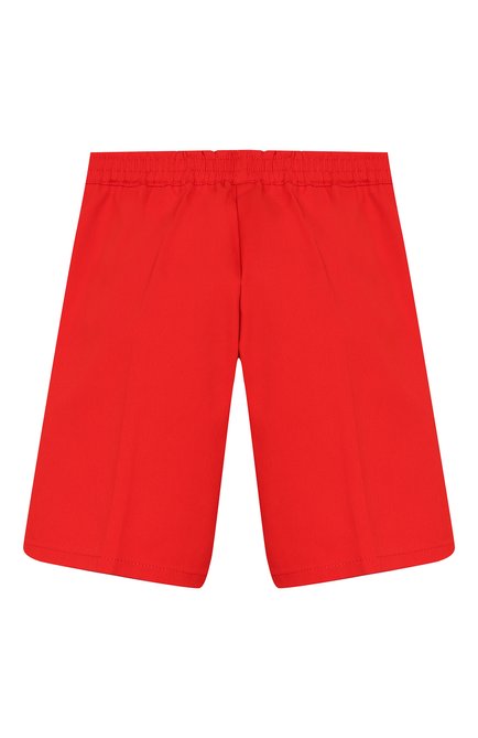 Детские хлопковые шорты GUCCI красного цвета, арт. 600271/XWAIW | Фото 2 (Случай: Повседневный)
