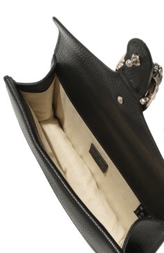 Женская сумка dionysus small GUCCI черного цвета, арт. 499623 0JNAN | Фото 5 (Сумки-технические: Сумки через плечо; Материал: Натуральная кожа; Ремень/цепочка: На ремешке; Размер: small)