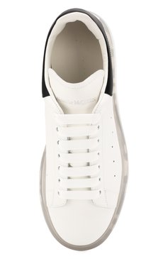 Мужские кожаные кеды oversized ALEXANDER MCQUEEN белого цвета, арт. 604232/WHX98 | Фото 5 (Материал внутренний: Натуральная кожа; Региональные ограничения белый список (Axapta Mercury): RU; Стили: Классический; Материал утеплителя: Без утеплителя; Подошва: Массивная; Длина стельки: 26,0, 26,6, 27,3, 27,6, 28,0, 28,3, 28,7, 29,0, 29,3, 29,6, 30,0, 30,3, 26,3, 27,0)