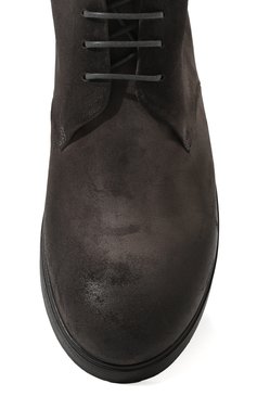 Мужские замшевые ботинки MARSELL темно-серого цвета, арт. MM1178/186 | Фото 6 (Мужское Кросс-КТ: Ботинки-обувь; Материал внутренний: Натуральная кожа; Материал сплава: Проставлено; Материал утеплителя: Без утеплителя; Подошва: Плоская; Драгоценные камни: Проставлено; Материал внешний: Замша)