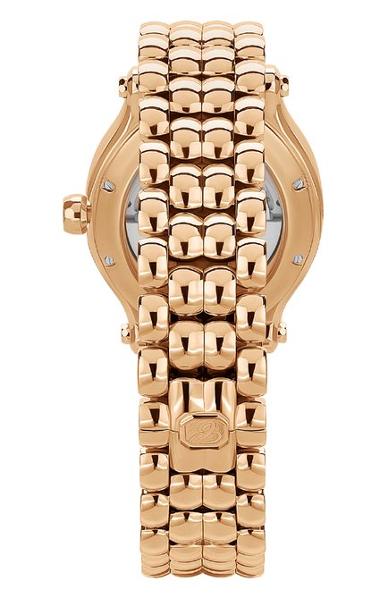 Женские часы happy sport CHOPARD бесцветного цвета, арт. 275362-5005 | Фото 2 (Материал корпуса: Розовое золото; Механизм: Автомат; Цвет циферблата: Серебристый)