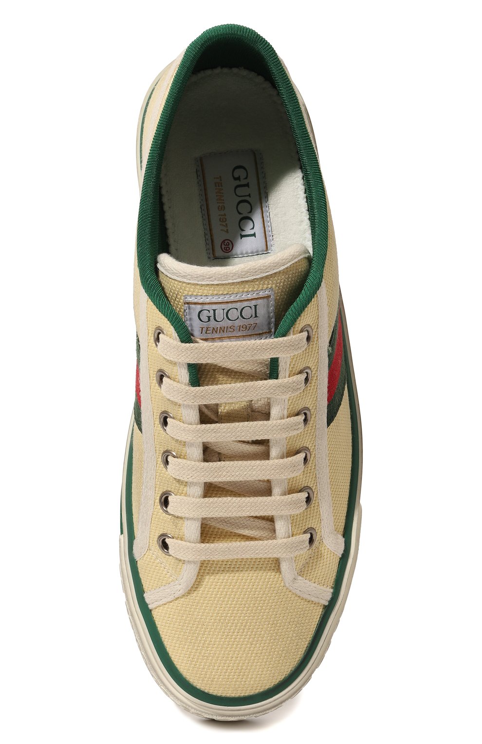 Текстильные кеды Tennis 1977 Gucci 606110 GZO30 Фото 6