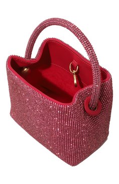 Женская сумка solene mini CULT GAIA розового цвета, арт. TH2545PS | Фото 5 (Сумки-технические: Сумки top-handle; Материал сплава: Проставлено; Размер: mini; Драгоценные камни: Проставлено; Материал: Экокожа)