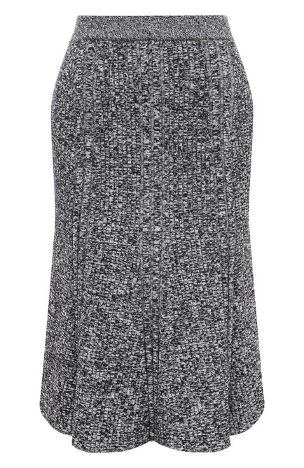 Женская юбка из вискозы и шерсти STELLA MCCARTNEY серого цвета по цене 95800 руб., арт. 6K0690/3S2467 | Фото 1