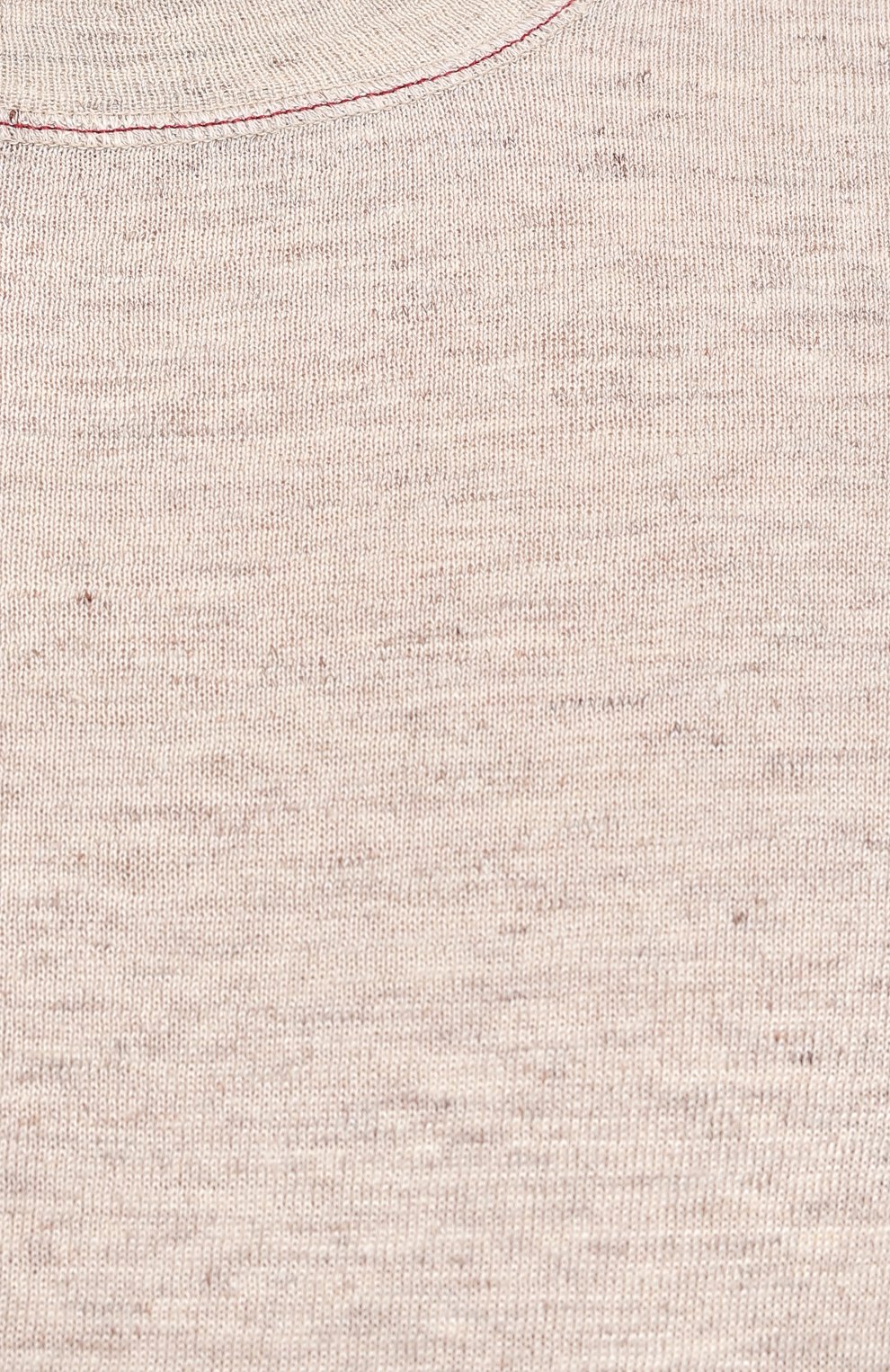 Мужская футболка изо льна и хлопка BRUNELLO CUCINELLI бежевого цвета, арт. M2L12620 | Фото 5 (Принт: Без принта; Рукава: Короткие; Длина (для топов): Стандартные; Региональные ограничения белый список (Axapta Mercury): RU; Материал внешний: Лен; Размерность: Маломерит; Стили: Кэжуэл)