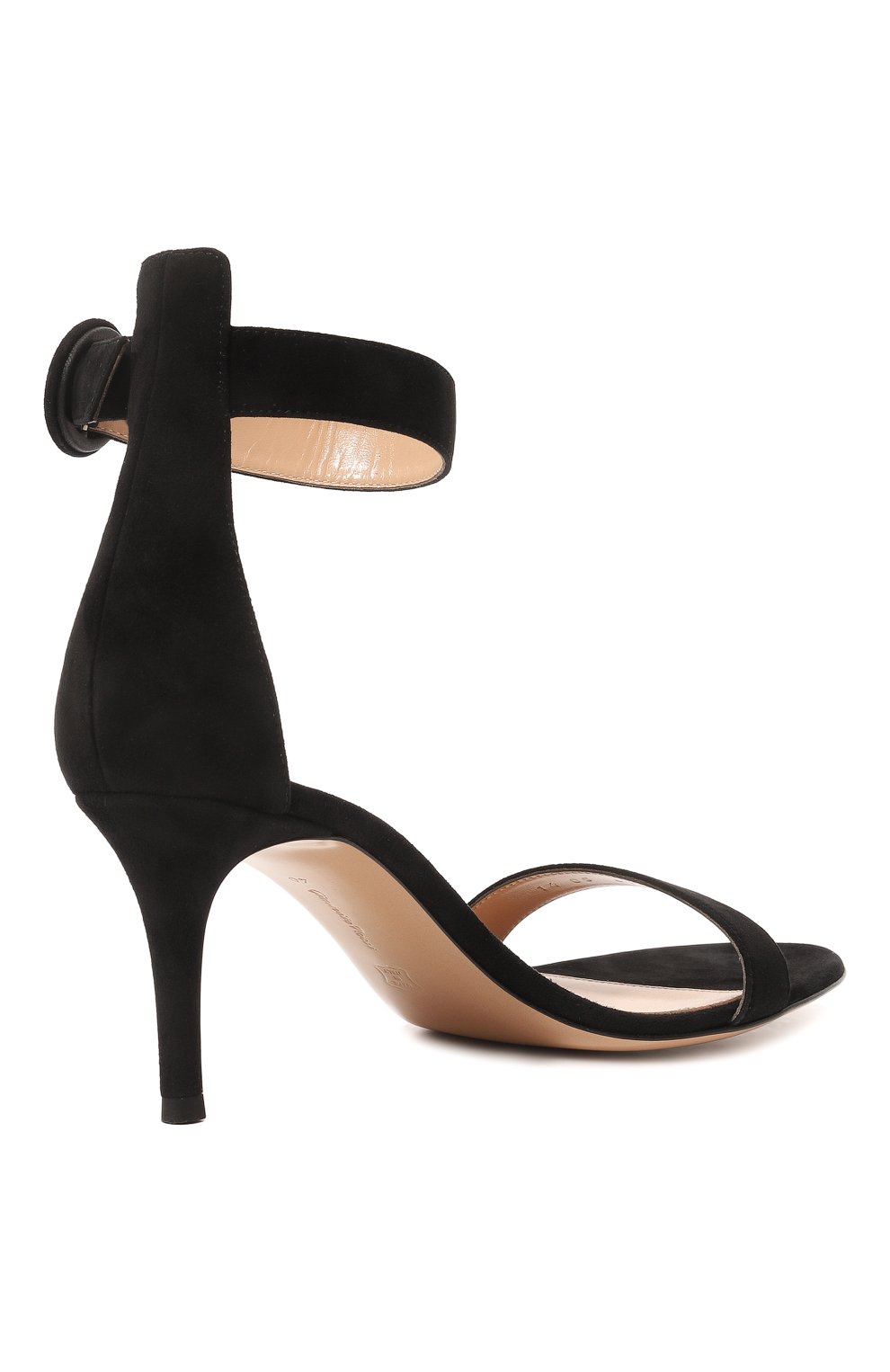 Замшевые босоножки Portofino 70 Gianvito Rossi  G60088.70RIC.CAMNER0 Фото 5