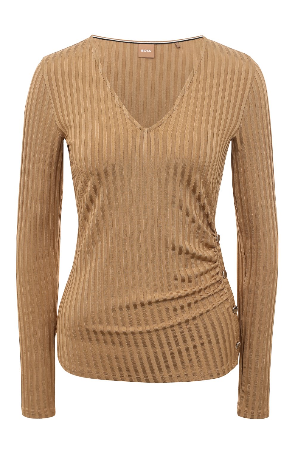 Пуловер из вискозы BOSS 50494257, цвет бежевый, размер 42