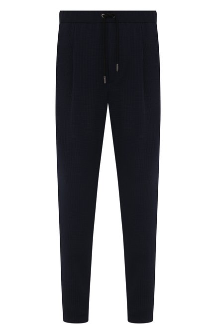 Мужские брюки GIORGIO ARMANI темно-синего цвета по цене 89950 руб., арт. 2SGPP0M6/J004B | Фото 1