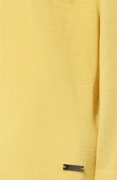 Женская водолазка из кашемира и шелка KITON желтого цвета, арт. D55703 | Фото 5 (Женское Кросс-КТ: Водолазка-одежда; Материал внешний: Шерсть, Шелк, Кашемир; Рукава: Длинные; Длина (для топов): Стандартные; Материал сплава: Проставлено; Драгоценные камни: Проставлено; Стили: Кэжуэл)