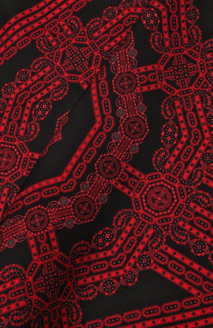 Мужской шелковый платок STEFANO RICCI красного цвета, арт. FZSR12/12823 | Фото 2 (Материал: Текстиль, Шелк; Материал сплава: Проставлено; Нос: Не проставлено)