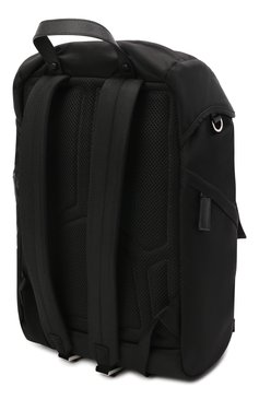 Мужской текстильный рюкзак PRADA черного цвета, арт. 2VZ135-2DMG-F0002-HOL | Фото 4 (Ремень/цепочка: На ремешке; Материал: Текстиль; Стили: Кэжуэл; Размер: large)