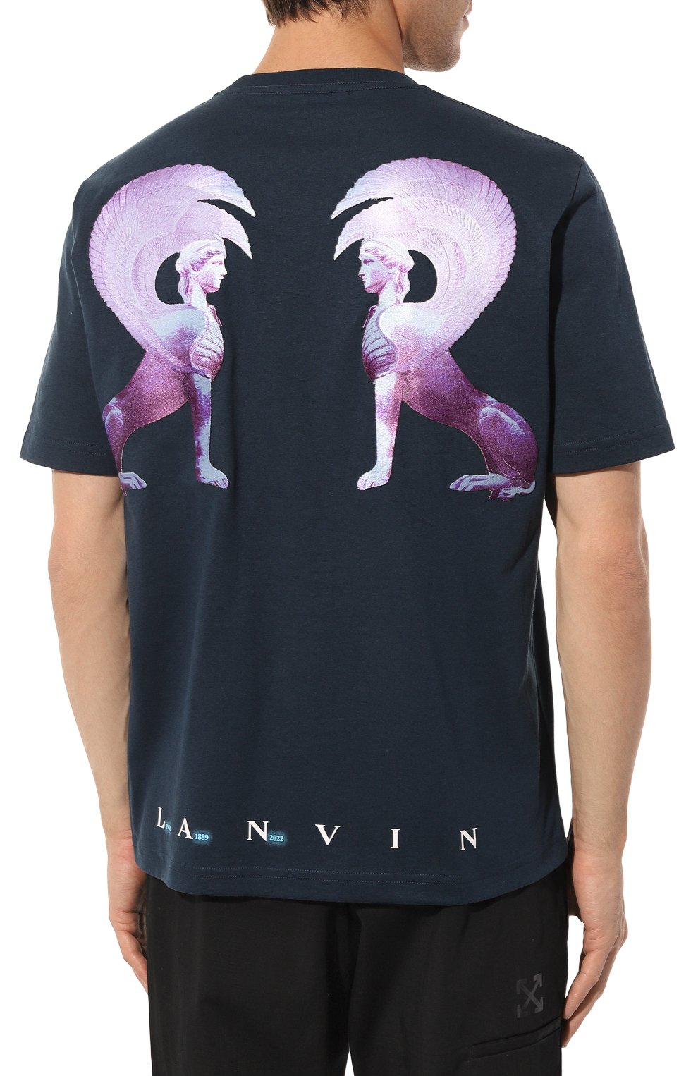 Хлопковая футболка Lanvin  RM TS0005/J010 Фото 4