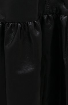 Женская юбка PHILOSOPHY DI LORENZO SERAFINI черного цвета, арт. A0102/5740 | Фото 5 (Материал внешний: Синтетический материал, Вискоза, Экокожа; Женское Кросс-КТ: Юбка-одежда; Длина Ж (юбки, платья, шорты): Миди; Кросс-КТ: экокожа)