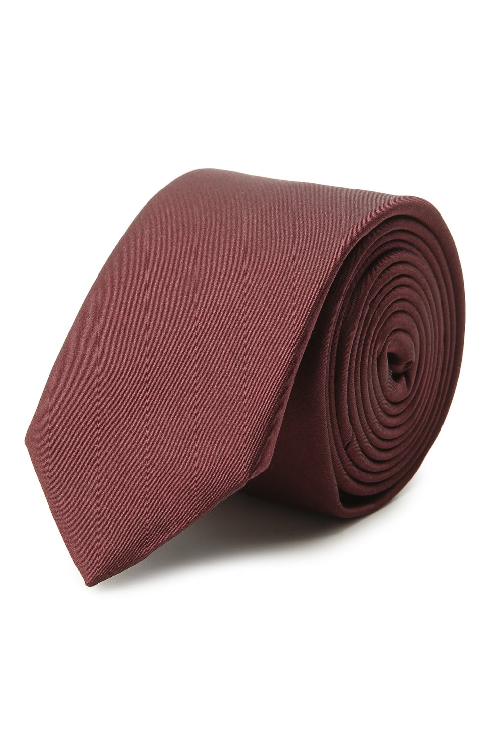 Мужской шелковый галстук DOLCE & GABBANA бордового цвета, арт. GT149E/G0U05 | Фото 1 (Материал: Текстиль, Шелк; Принт: Без принта; Региональные ограничения белый список (Axapta Mercury): RU)