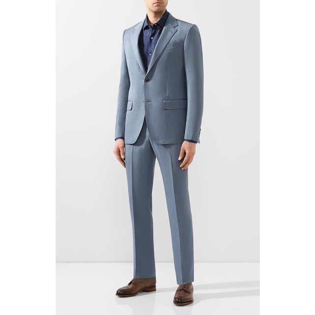 фото Костюм из смеси шерсти и льна ermenegildo zegna