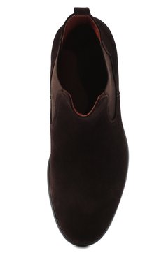 Мужские замшевые челси LORO PIANA темно-коричневого цвета, арт. FAL3393 | Фото 5 (Материал внутренний: Натуральная кожа; Региональные ограничения белый список (Axapta Mercury): RU; Материал утеплителя: Без утеплителя; Подошва: Плоская; Мужское Кросс-КТ: Сапоги-обувь, Челси-обувь; Материал внешний: Замша; ширина носка стельки: 9,2, 9,5, 9,6; толщина подошвы: 1)