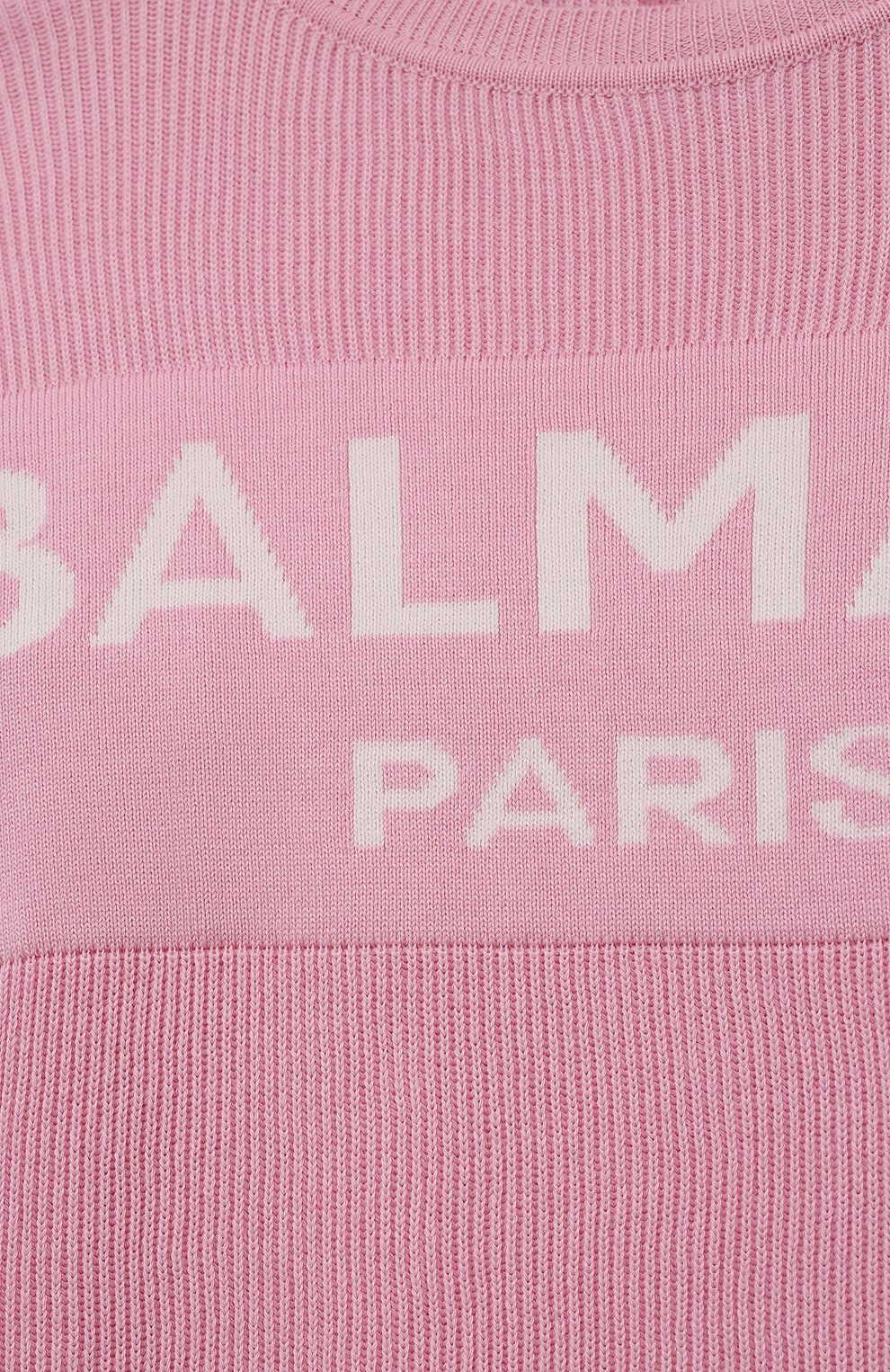 Хлопковое платье Balmain  BS1A20 Фото 3