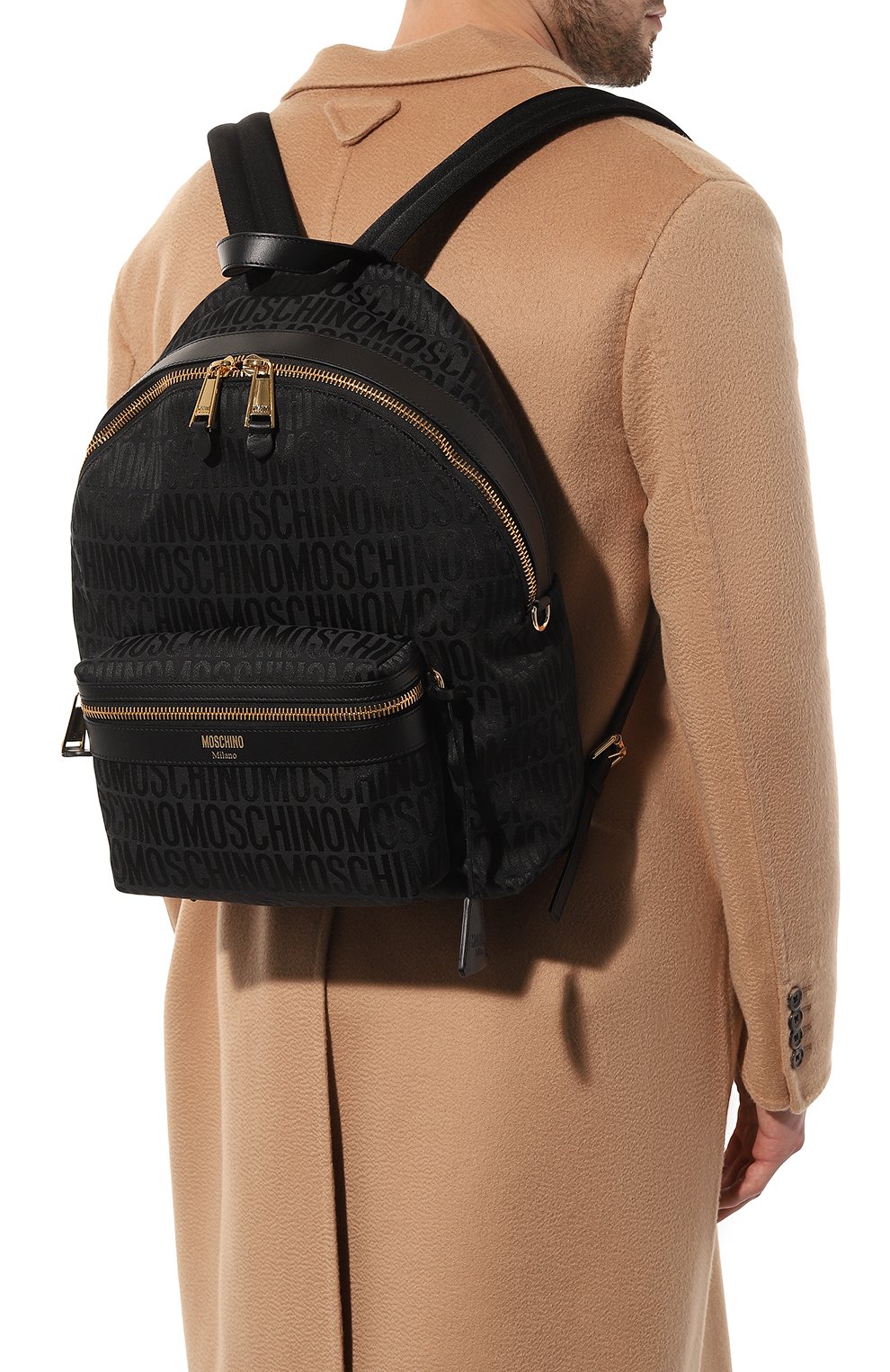 Текстильный рюкзак Moschino A7601/8268, цвет чёрный, размер NS A7601/8268 - фото 2