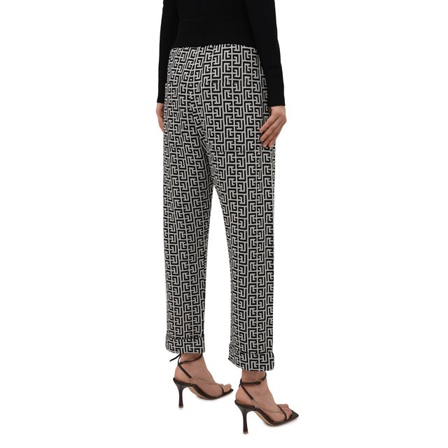 Хлопковые брюки Balmain  WF10B000/J193 Фото 4