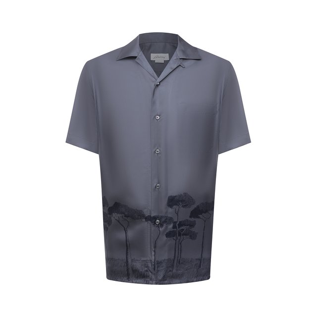Шелковая рубашка Brioni SCCI0L/P042N