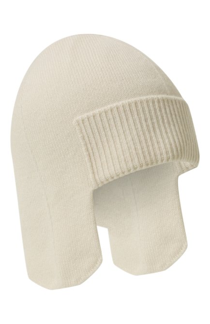 Женская кашемировая шапка-ушанка CANOE белого цвета, арт. 4916400 | Фото 1 (Материал: Шерсть, Кашемир, Текстиль)