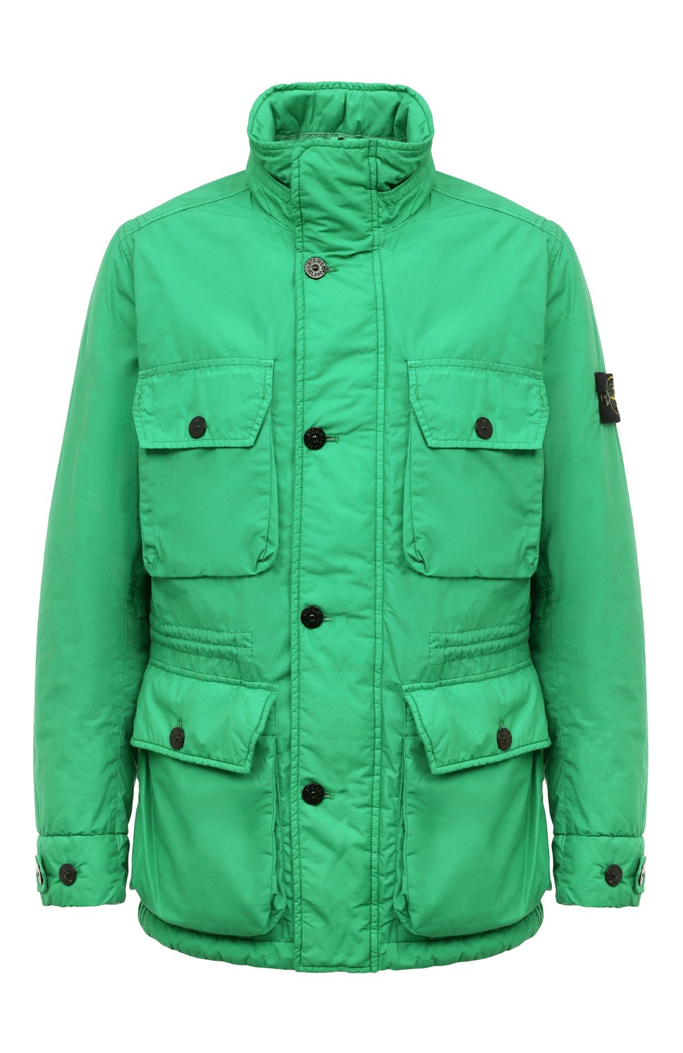 Мужская зеленая утепленная куртка STONE ISLAND купить в интернет ...