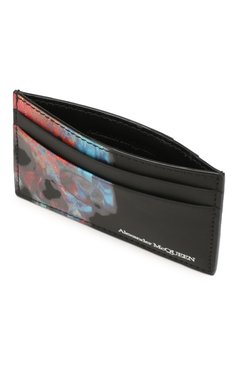 Мужской кожаный футляр для кредитных карт ALEXANDER MCQUEEN черного цвета, арт. 602144/10N2B | Фото 3 (Материал: Натуральная кожа; Статус проверки: Проверена категория)
