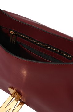 Женская сумка m bag MOSCHINO розового цвета, арт. A7465/8008 | Фото 5 (Сумки-технические: Сумки top-handle; Размер: medium; Материал: Натуральная кожа; Материал сплава: Проставлено; Драгоценные камни: Проставлено)