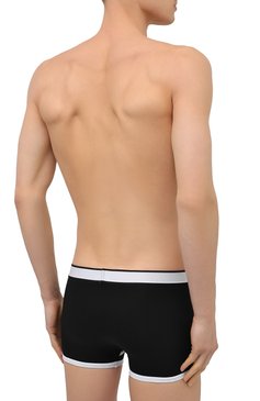 Мужские хлопковые боксеры BALMAIN черного цвета, арт. BRLD55200 | Фото 3 (Кросс-КТ: бельё; Материал внешний: Хлопок; Мужское Кросс-КТ: Трусы)