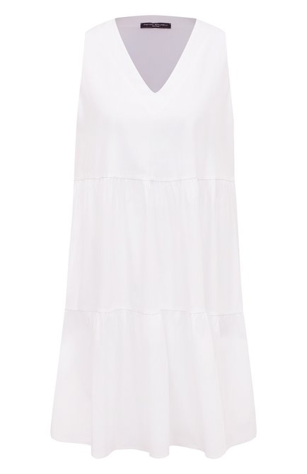 Женское хлопковое платье PIETRO BRUNELLI белого цвета по цене 0 руб., арт. AG0443/C02937 | Фото 1