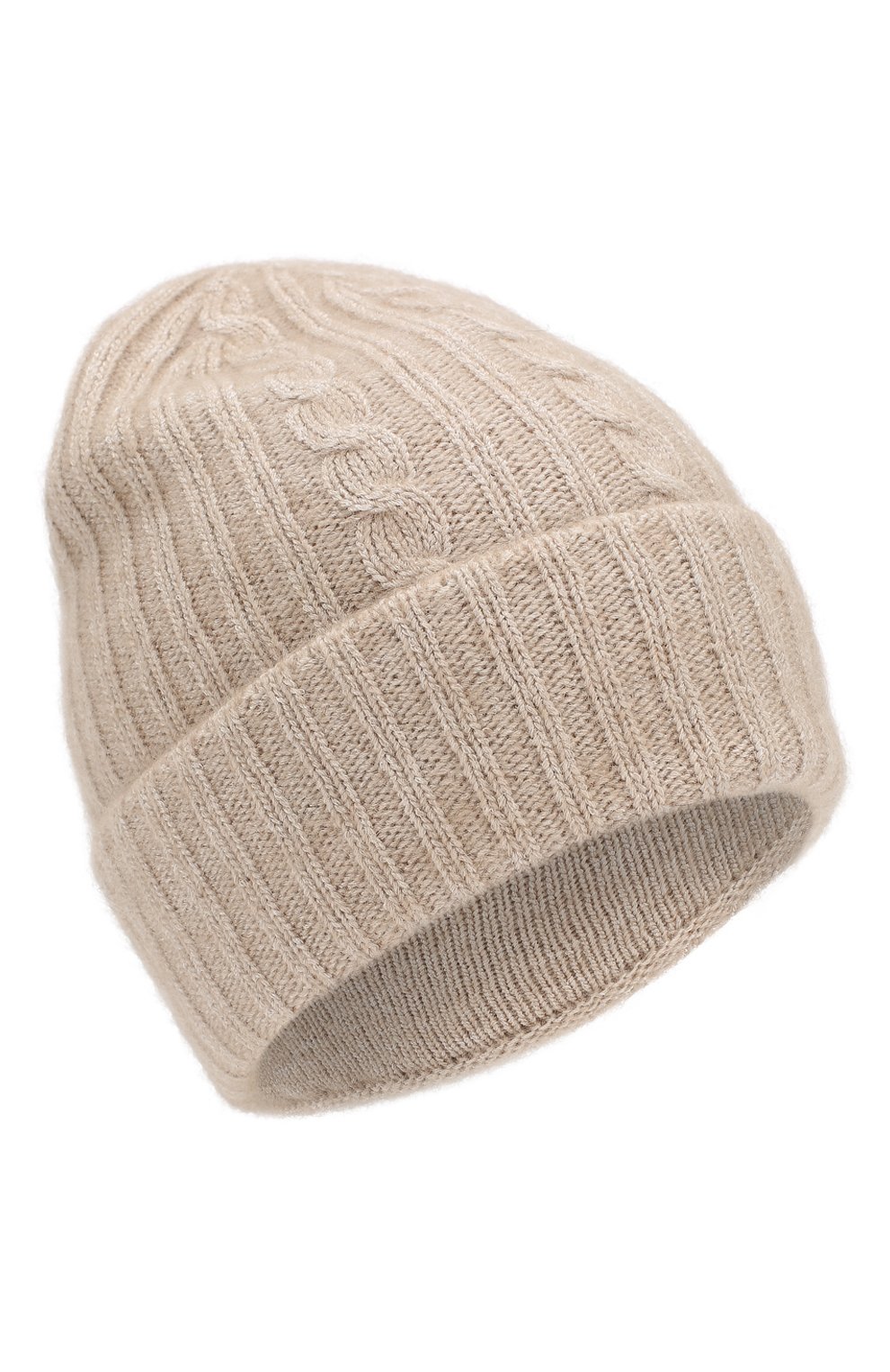 Женская шапка valencia CANOE светло-бежевого цвета, арт. 4918352 | Фото 1 (Материал: Текстиль, Вискоза; Статус проверки: Проверена категория)