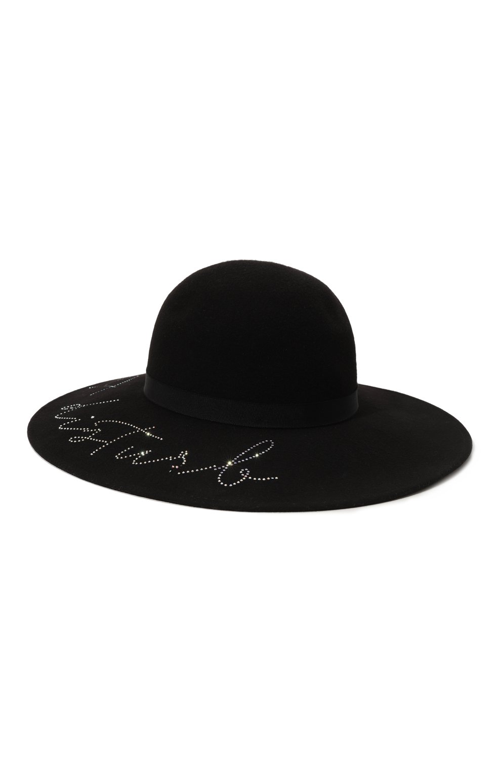 Шерстяная шляпа с отделкой стразами Eugenia Kim 28008-01517