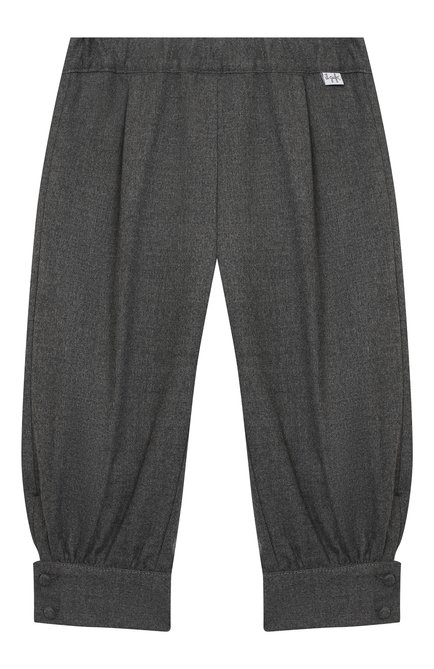 Детские брюки IL GUFO серого цвета по цене 12950 руб., арт. A20PL315WR003/5A-8A | Фото 1