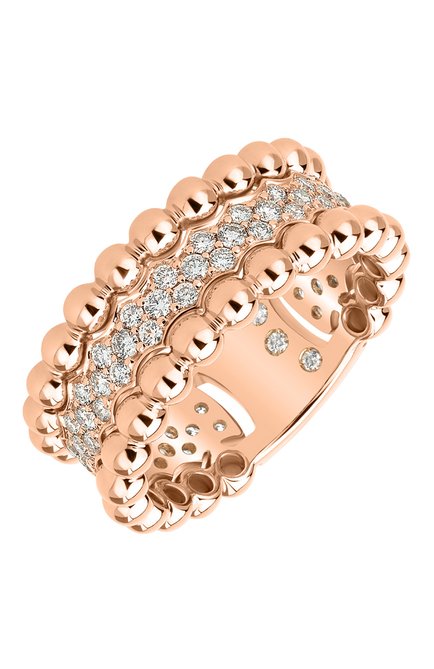 Женские кольцо CASATO бесцветного цвета, арт. MX1348BT-P | Фото 1 (Материал сплава: Розовое золото; Драгоценные камни: Бриллианты)