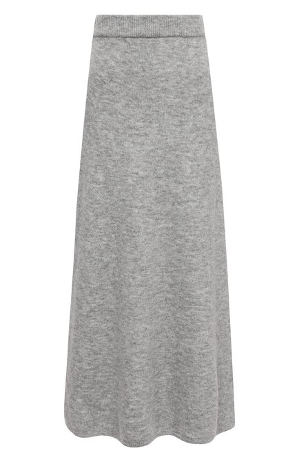 Женская юбка NANUSHKA серого цвета по цене 35650 руб., арт. RAZI_HEATHER GREY_FLUFFY KNIT | Фото 1