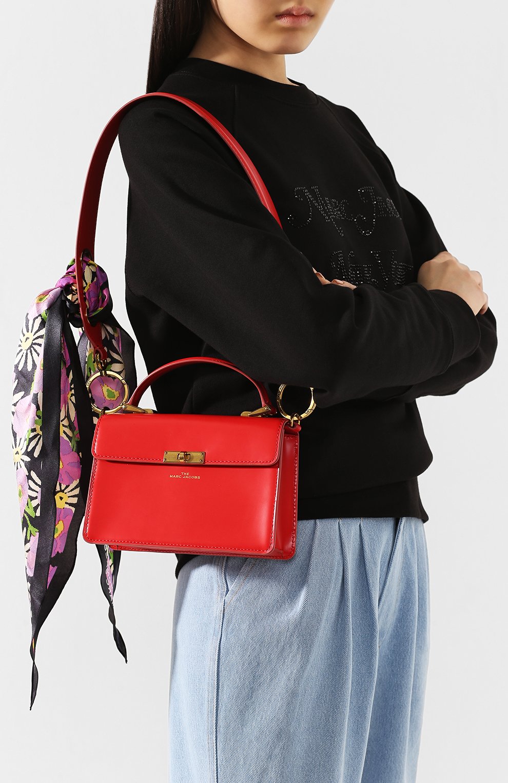 Женская красная сумка downtown MARC JACOBS (THE) купить в интернет ...