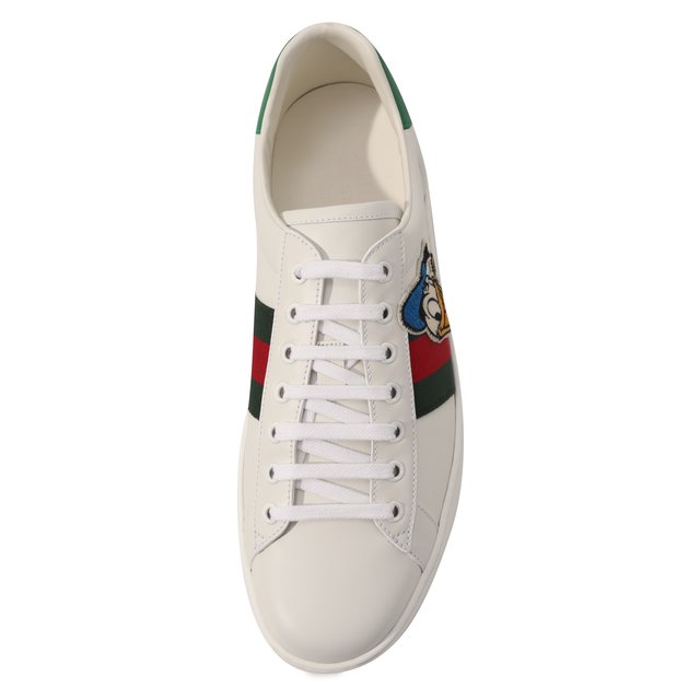 Кожаные кеды Ace Disney x Gucci Gucci  649399 1XG60 Фото 6