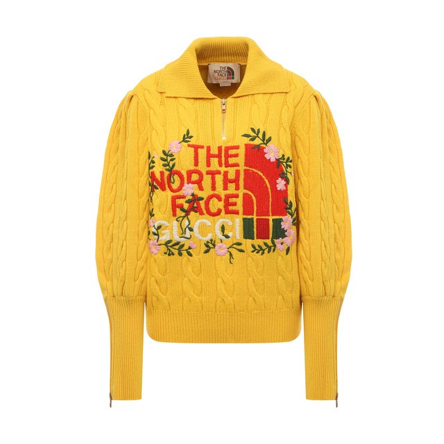 фото Шерстяной свитер the north face x gucci gucci