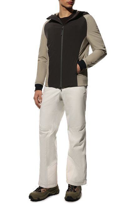 Мужская утепленная куртка LORO PIANA темно-серого цвета, арт. FAI9738 | Фото 2 (Материал подклада: Синтетический материал; Материал внешний: Синтетический материал; Мужское Кросс-КТ: Верхняя одежда, утепленные куртки; Длина (верхняя одежда): Короткие; Рукава: Длинные; Кросс-КТ: Куртка; Статус проверки: Проверена категория; Региональные ограничения белый список (Axapta Mercury): RU)