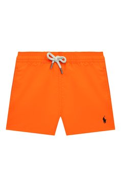 Детские плавки-шорты POLO RALPH LAUREN оранжевого цвета, арт. 321785582 | Фото 1 (Кросс-КТ: Пляж; Материал внешний: Синтетический материал; Ростовка одежда: 18 мес | 86 см, 2 года | 92 см, 4 года | 104 см)
