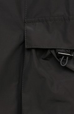 Детские брюки-карго BRUNELLO CUCINELLI черного цвета, арт. BB574E466B | Фото 3 (Мат ериал внешний: Синтетический материал, Хлопок; Материал сплава: Проставлено; Нос: Не проставлено)