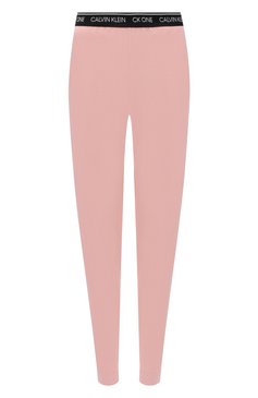 Женские хлопковые брюки CALVIN KLEIN розового цвета, арт. QS6429E | Фото 1 (Женское Кросс-КТ: Брюки-белье; Материал внешний: Синтетический материал, Хлопок)