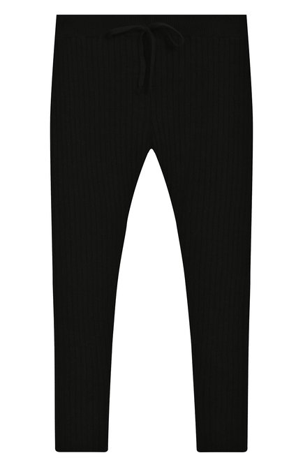 Детские кашемировые леггинсы GIORGETTI CASHMERE черного цвета, арт. MB1363/2A-6A | Фото 1 (Материал внешний: Кашемир, Шерсть; Статус проверки: Проверена категория, Проверено; Случай: Повседневный; Девочки Кросс-КТ: Леггинсы-одежда)