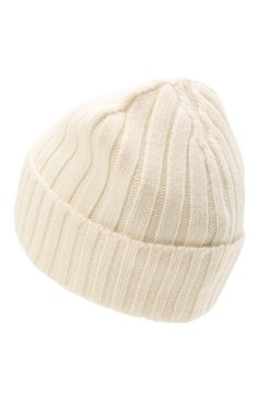 Мужская шерстяная шапка STONE ISLAND белого цвета, арт. 7515N24B5 | Фото 2 (Материал: Текстиль, Шерсть; Кросс-КТ: Трикотаж)