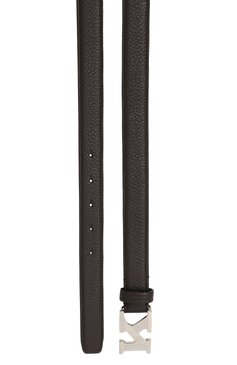 Женский кожаный ремень KITON темно-коричневого цвета, арт. DCKG25PN00126 | Фото 3 (Материал: Натуральная кожа; Материал сплава: Проставлено; Нос: Не проставлено)