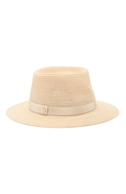 Женская соломенная шляпа INVERNI бежевого цвета, арт. 4865CC | Фото 2 (Материал: Растительное волокно)